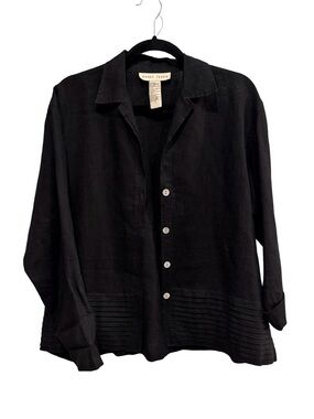 Sweet Jessie Black Button-Down Women's Shirt